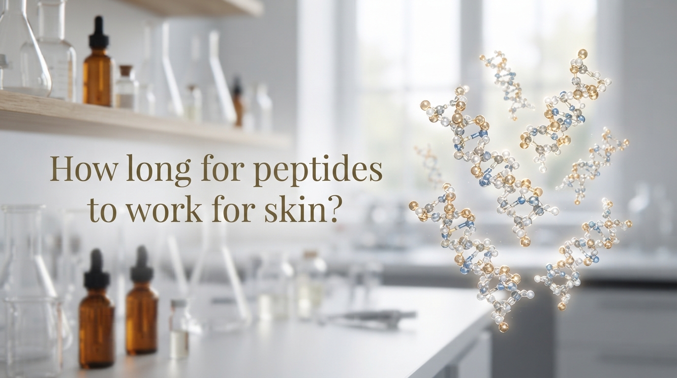 how long for peptides to work for skin​
